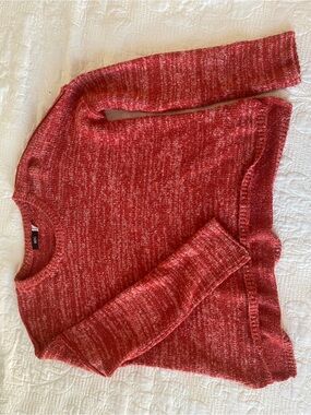 BDG Urban Outfitters Red Knit Crewneck Sweater